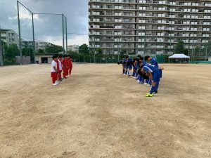 中学サッカー部 22 7 17 大阪市2ブロック1年生大会 Vs 友渕中学校 大阪市立友渕中学校 常翔学園中学校 高等学校