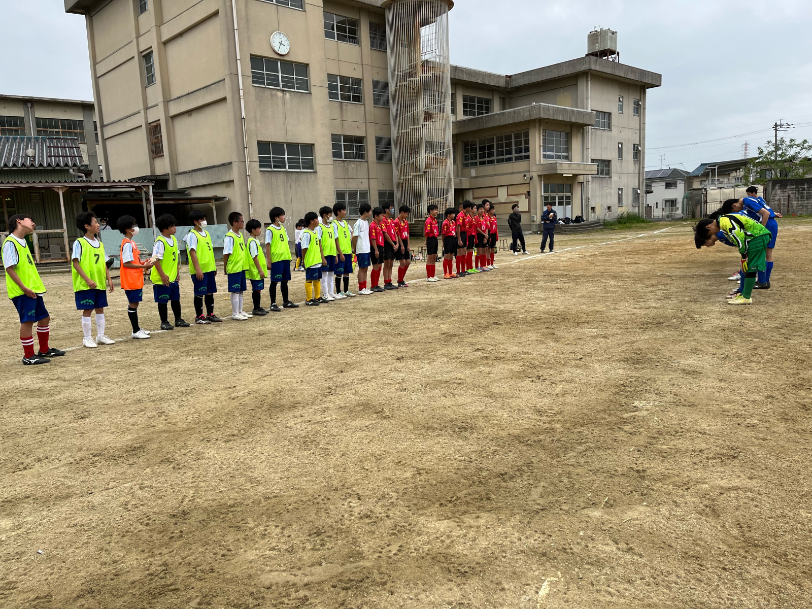 【中学サッカー部】2023.4.29 練習試合 vs 寝屋川市立第4中・第7中＆四条畷中学校 ＠寝屋川市立第4中学校 常翔学園中学校・高等学校