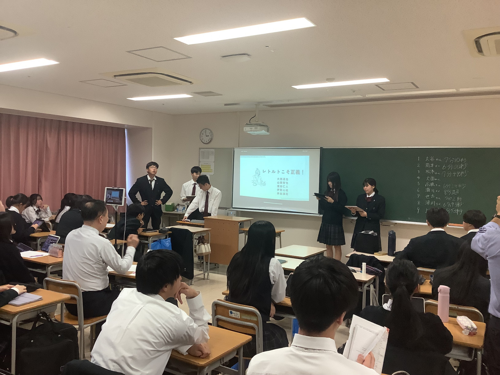 1年生】JOSHO CUP 1st(企業探究学習クラス発表) - 常翔学園中学校