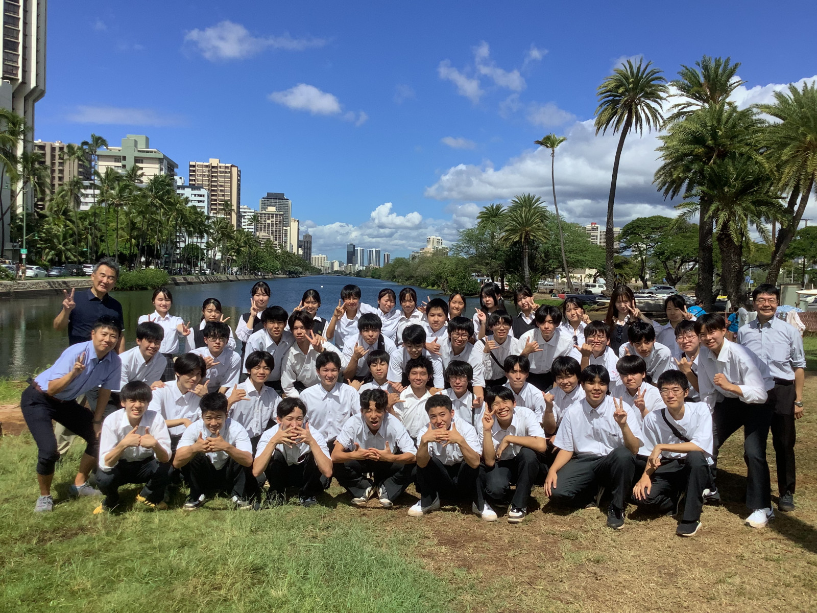2年4組10組】ハワイ修学旅行10月7日 - 常翔学園中学校・高等学校